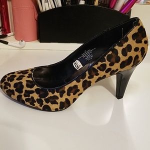 Leopard print heels